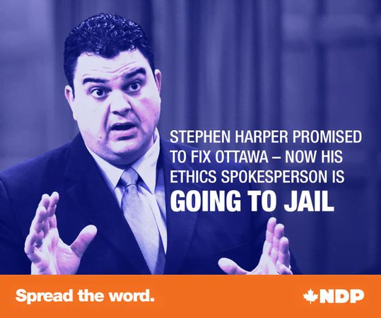 Spread the word: Harper's Ethics Guy is Going to Jail
