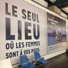 publicité sexiste dans le metro