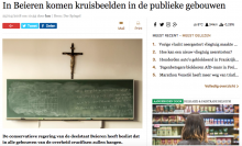 Artikel: In Beieren komen kruisbeelden in publieke gebouwen