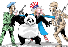 Tension between India and Pakistan is lessen by efforts from the US and China