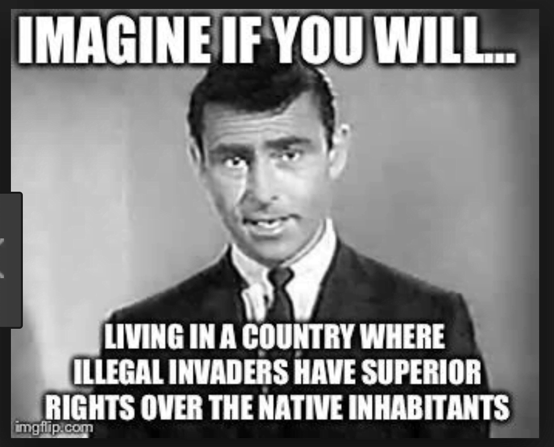 Rod Serling Immigration Meme