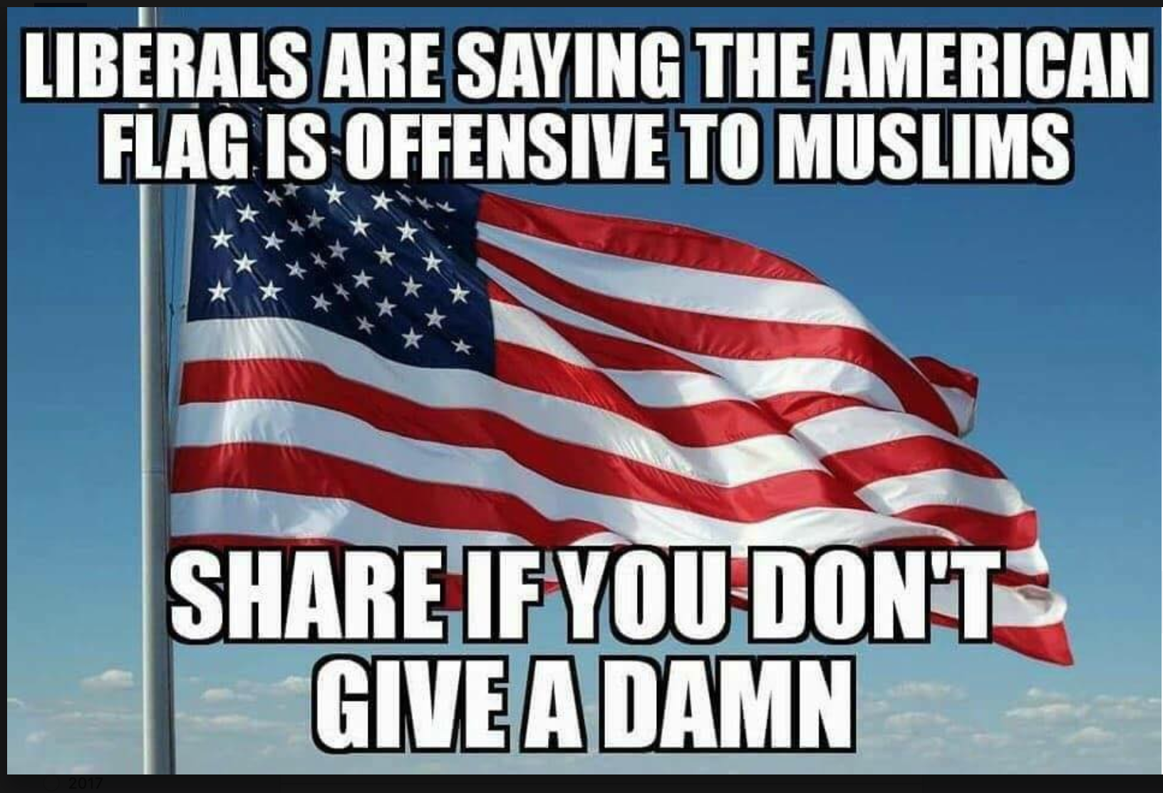 Muslims and the US Flag