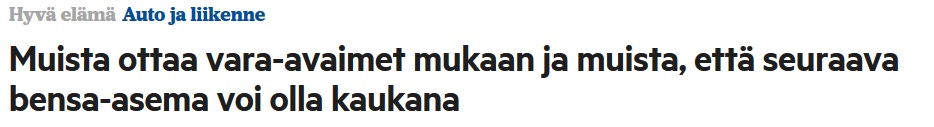 Vinkit joululiikenteeseen