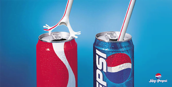 Pepsi is insulting Coca Cola. 