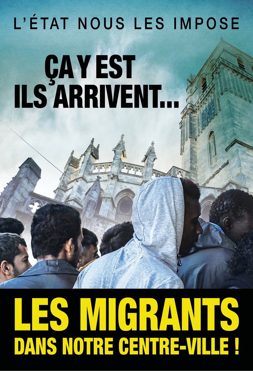 Affiche anti migrants
