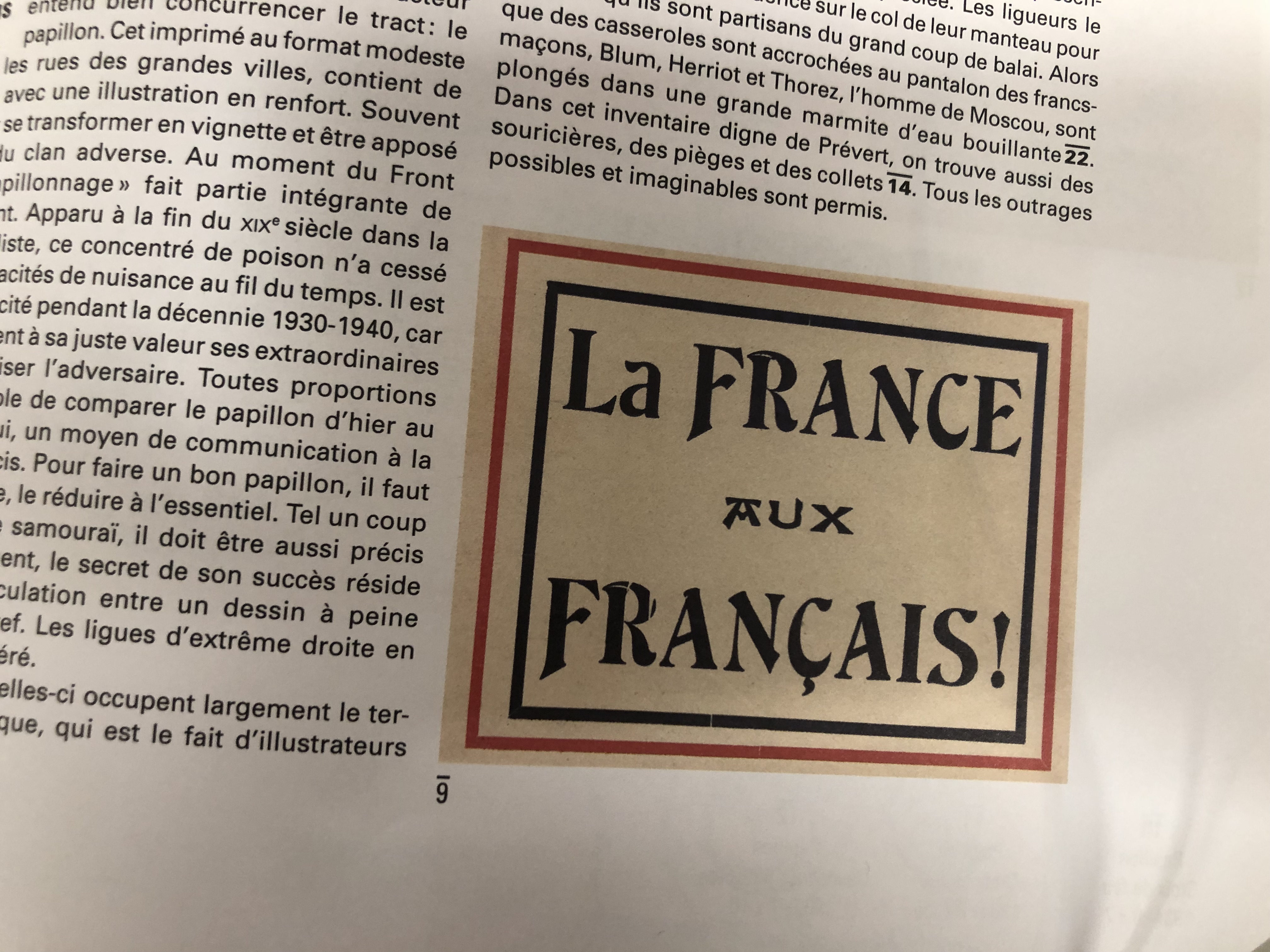 Tract nationaliste