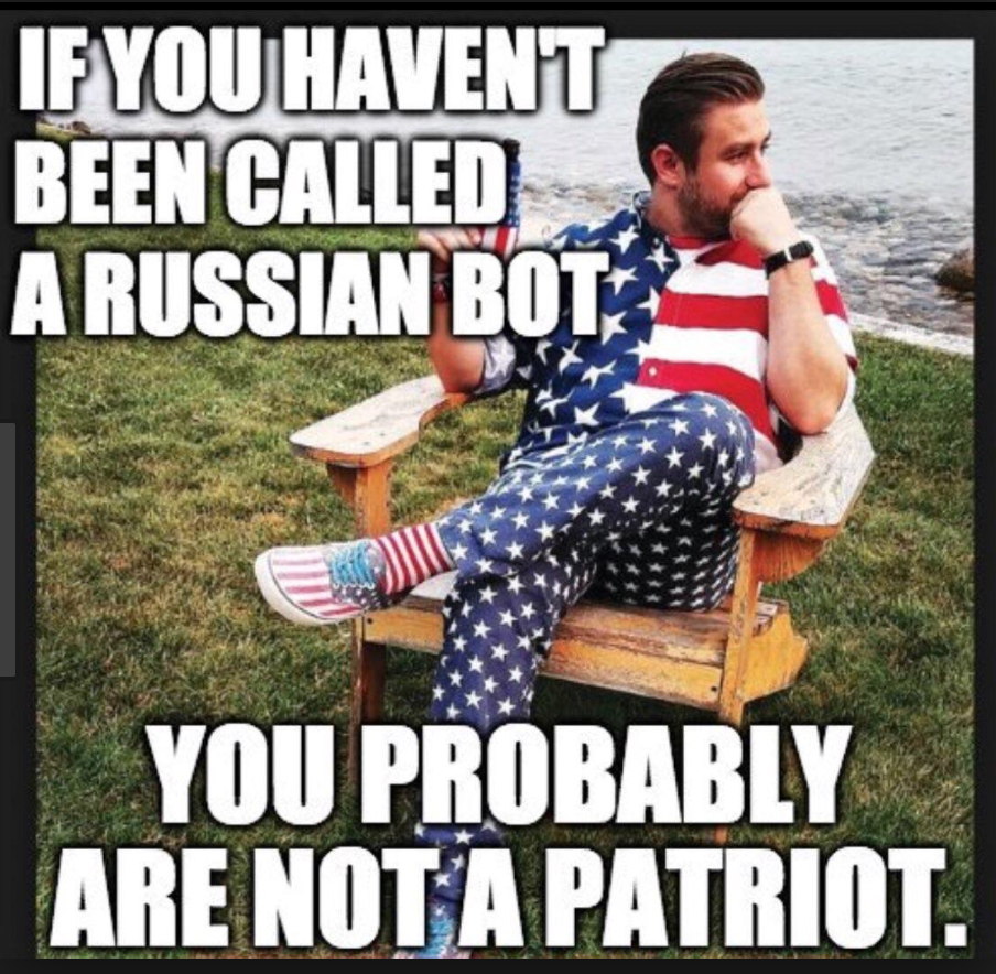 Russian bot patriotism