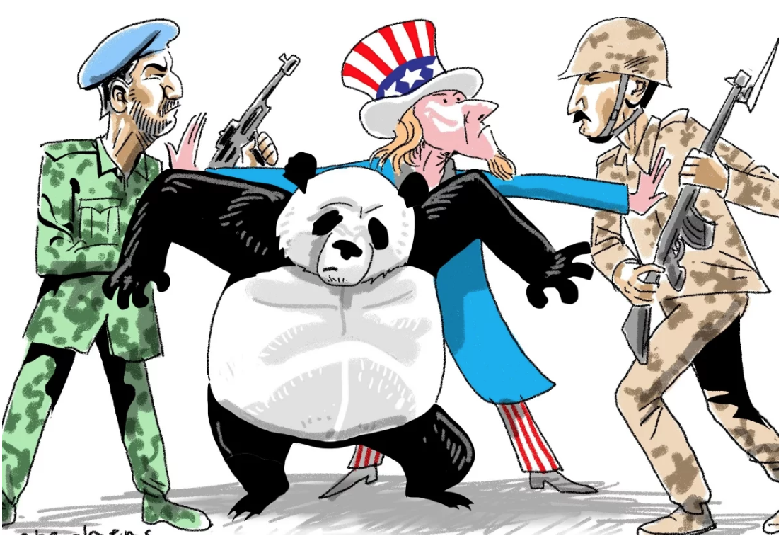 Tension between India and Pakistan is lessen by efforts from the US and China