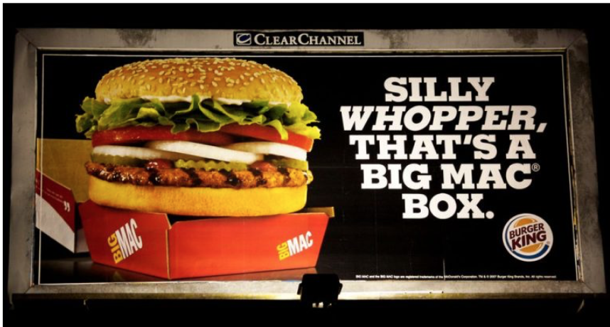 Whopper vs. Big Mac Box