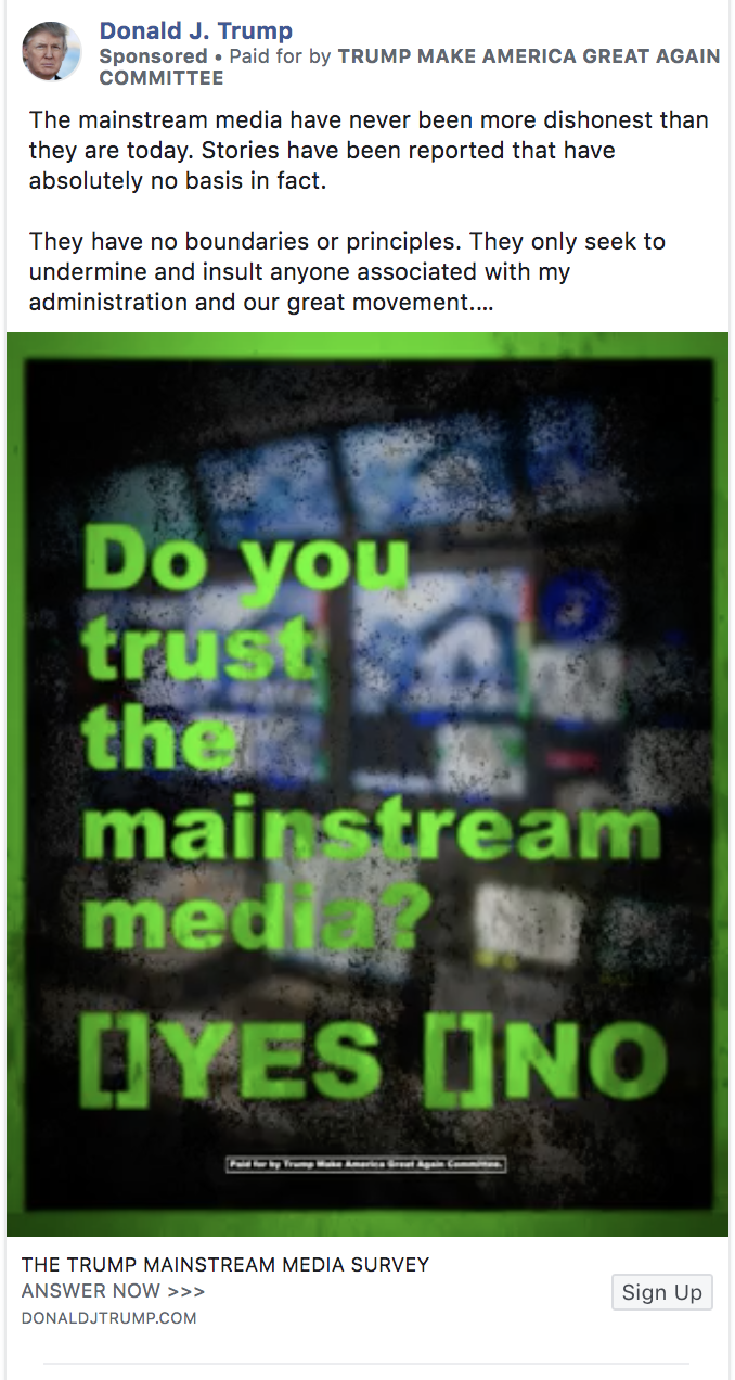 mistrust media