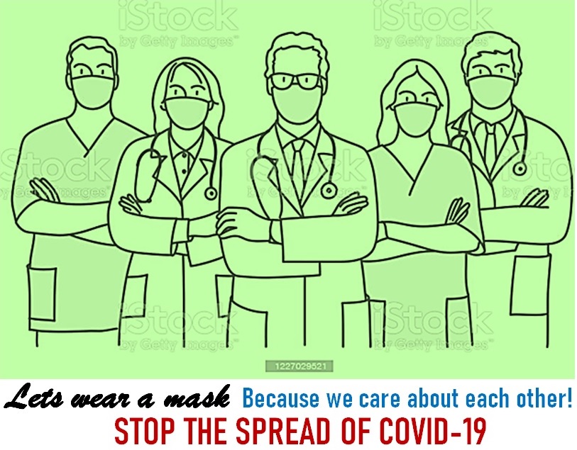 The propaganda is created to stop the spread of Covid-19. Though Covid-19 vaccination is ongoing, yet new variants of this virus are getting introduced which might cause another wave of infections. So, its important to continue wearing the mask to protect each other from the spread this virus.
