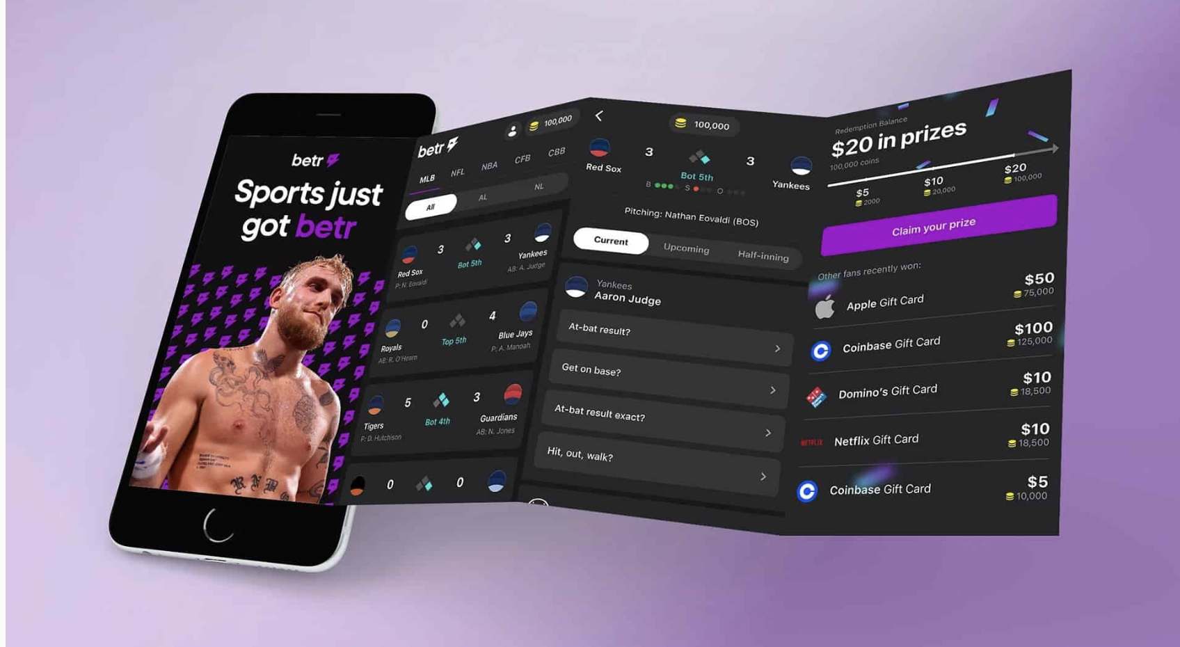 Image of Betr Media App Homepage