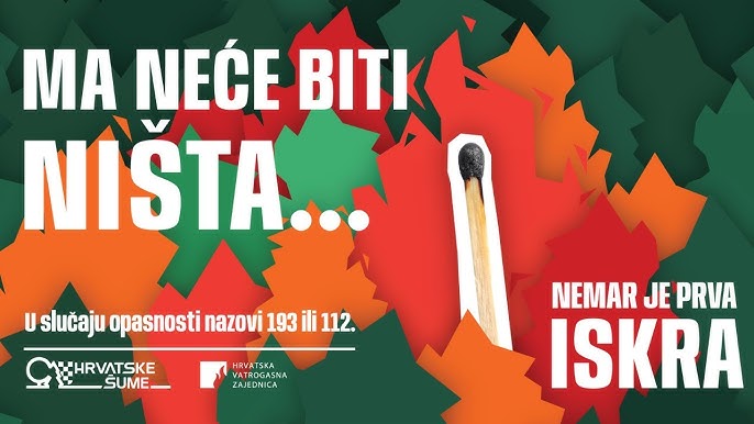 Fotografija kampanje za zaštitu šuma od požara: ,,Ma neće biti ništa"