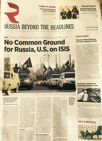 Russian Native Ad: No Common Ground on ISIS
