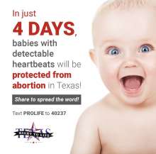 Babies with detectable heartbeats will be saved 