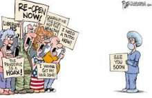 Lockdown Protests Risking Health and Slowing Down the U.S. Economy Reopening 