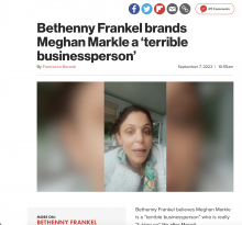 Bethenny Frankel brands Meghan Markle a ‘terrible businessperson’