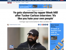 Meek Mills on Fox News
