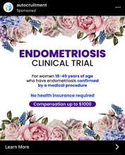 Endometrosis clinical trial