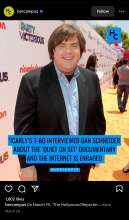 "ICarly's T-Bo Interveiwed Dan Schneider About Quiet on set documentary and the internet is outraged"