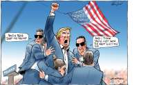Trump Political Cartoon