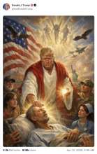 Trump as Jesus
