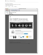 Campaign based on all the reasons to switch from a PC to a Mac