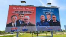 Fotografija plakata Domovinskog pokreta za parlamentarne izbore 2024.