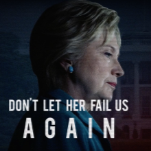 Don’t let her fail us again