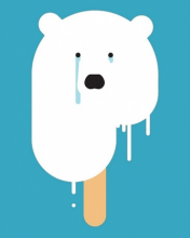 Melting Polar Bear Popsicle