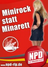 German political party's anti-muslim ad