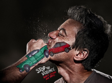 Image of man being punched in the face